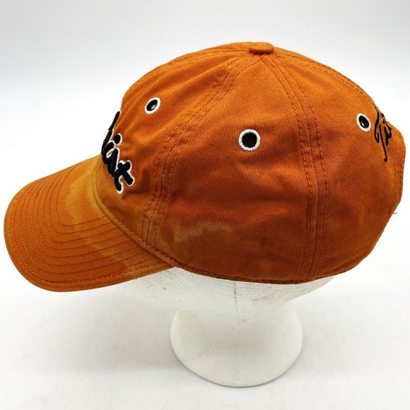 Vtg New Era Orange Titleist Golf Embroidered Logo One Size Adjustable Hat Cap - Picture 5 of 9